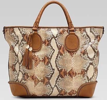 borsa gucci pitonata|Gucci.